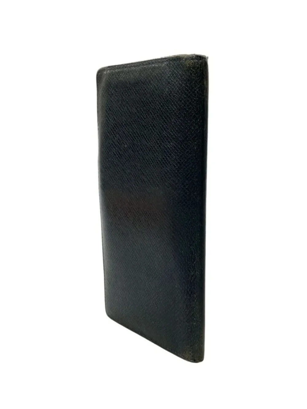 Louis Vuitton Bifold Wallet Leather Portefeuille Long Taiga